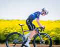 Of course, the frame design also matches the jersey of Vollering's FDJ - Suez team