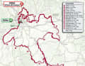 Le parcours de la Strade Bianche 2024 des hommes.