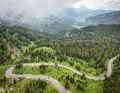 Drone photo Dolomites Marathon