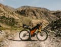 Bengt Stiller's bike and bags for the Silk Road Mountain Race