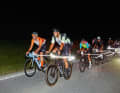 A bout de souffle à travers la nuit : lors du Munich One Night Event, les participants parcourent 380 km en une nuit de Munich au lac de Garde.