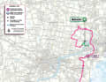 La 5e étape sur la carte