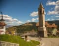 In San Sebastian, a small village below the Passo del Sommo.