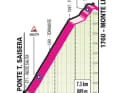 Das Profil zum Anstieg zum Monte Lussari auf der 20. Etappe des Giro d’Italia