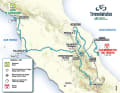 This is the route of Tirreno-Adriatioco 2025
