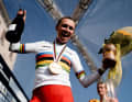 Kasia Niewiadoma had already won the women's race the day before.