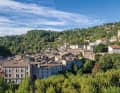 Old centre: Three of our tours lead to Largentière. On one of them, you should push your bike over the cobblestones of the medieval town centre