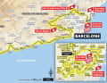 La 2e étape sur la carte