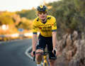 The jersey from Visma | Lease a Bike in action