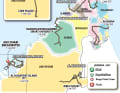 Overview map of the UAE Tour