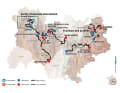 Die Strecke des Criterium du Dauphine 2024