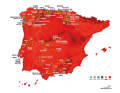Die Vuelta a Espana 2024 auf der Karte
