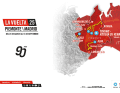 The first three stages of the Vuelta a Espana 2025 on the map