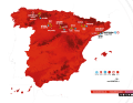 La Vuelta Femenina 2025 sur la carte