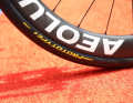 Lidl-Trek is also on 32 millimetre tyres. The Pirelli tyres with the "Prototype" label are still left over from Paris-Roubaix, but they are the P-Zero TLR RS, which is now available