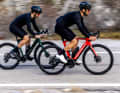 The next new products from Pinarello are the Nytro Road (right) and Nytro Gravel (left) with electronic support.