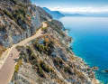 Die Westküste am Cap Corse: steil und wild, mit Ausblicken, die kaum atemberaubender sein können