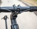 The brake cables are routed into the head tube via the stem.