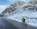 Entraînement hivernal au Tyrol sur vélo de course