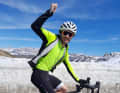 Entraînement hivernal sur le vélo de course
