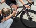 We were allowed to come to SQlab in Thalkirchen for a bike fitting.