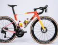 This is the Cannondale SuperSix Evo LAB71 from EF Education EasyPost