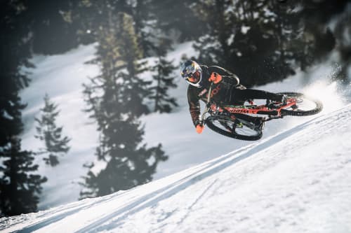  Fabio Wibmer in Aktion