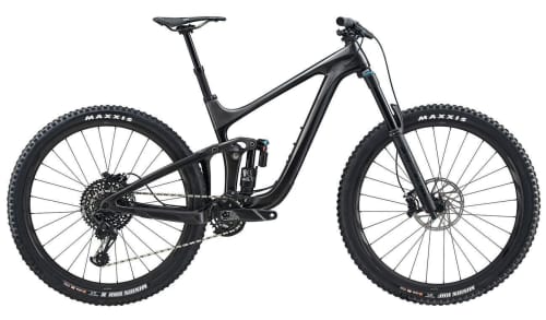    Giant Reign Advanced Pro 29 1 (Wert 4999 Euro)   Sie blühen auf der Jagd nach der Bestzeit so richtig auf und scheuen weder verblocktes Gelände noch hohe Geschwindigkeiten? Dann ist das Reign Advanced Pro 29 1 von Giant der perfekte Untersatz für Ihr nächstes Enduro-Abenteuer. Ausgestattet mit einer 160-Millimeter-Gabel von Fox und 29-Zoll-Laufrädern schluckt die Enduro-Feile alles, was Ihnen auf der Abfahrt unter die Stollen kommt. Der Hinterbau entlockt dem Fox-Float-Performance-Dämpfer 146 Millimeter Federweg. Mit Zwölffach-Schaltung aus dem Sram-GX-Regal und Vierkolbenbremse bringt das Giant dank Carbon-Hauptrahmen gerade mal 13,8 Kilo auf die Waage.