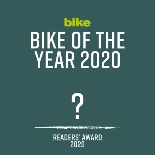   Wählen Sie in den Kategorien Hardtail, Racefully, Trailbike, All Mountain und Enduro jeweils Ihr Lieblings-Bike des Jahres 2020 – in der BIKE-Leserumfrage!