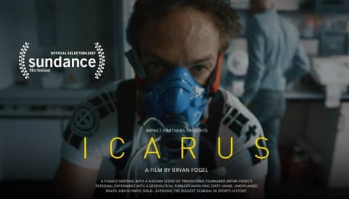   Icarus: Hobbyfilmer und Amateursportler Bryan Fogel wagt in dieser Doku einen Selbstversuch und muss bald russische Dopingärzte beherbergen.