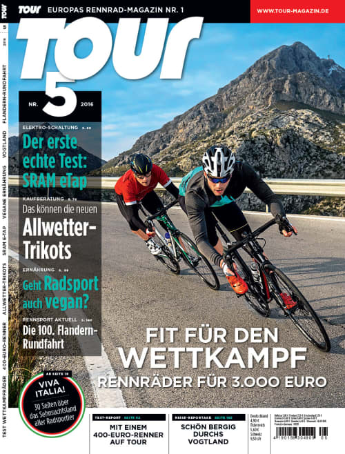   Alle Artikel dieser Ausgabe finden Sie in TOUR 5/2016: <a href="http://ww<a href="https:<a href="https://play.google.com/store/apps/details?id=com.pressmatrix.tourmagazin&hl=de" target="_blank" rel="noopener noreferrer">//itunes.apple.com</a>/de/app/tour-das-rennrad-magazin/id698586715?mt=8" target="_blank" rel="noopener noreferrer">w.delius-klasi</a>ng.de/zeitschriften/TOUR+5%2F2016.224868.html" target="_blank" rel="noopener noreferrer">Heft bestellen-> </a> TOUR IOS-App-> TOUR Android-App->