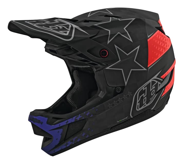   Mancher Fullface aus Kohlefaser wie dieser Troy Lee Design D4 kostet über 500 Euro. Die Forderung, den Helm nach fünf Jahren auszutauschen, ist völlig übertrieben und überflüssig.