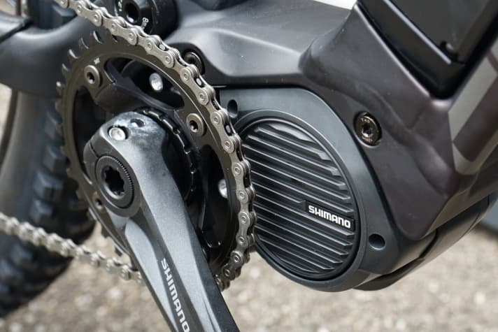   Neben den No Pogo-Modellen mit Bosch-Antrieb setzt Centurion bei den Numinis Trail E-Bikes auf den Shimano E8000-Antrieb.