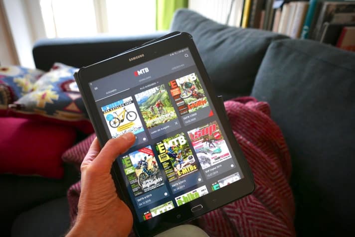   Biken bedeutet Freiheit. EMTB bietet die freie Wahl. Neben dem gedruckten Heft können Sie unser Magazin auch bequem als App auf <a href="https://apps.apple.com/de/app/emtb-das-magazin-f%C3%BCr-e-mountainbiker/id1079396102" target="_blank" rel="noopener noreferrer nofollow">Apple-</a>  oder <a href="https://play.google.com/store/apps/details?id=de.delius_klasing.emtb" target="_blank" rel="noopener noreferrer nofollow">Android</a> -Geräten lesen.
