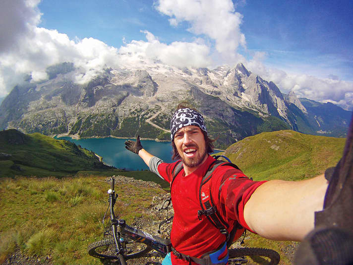   Stefan Davarda, Bike-Guide in den Dolomiten