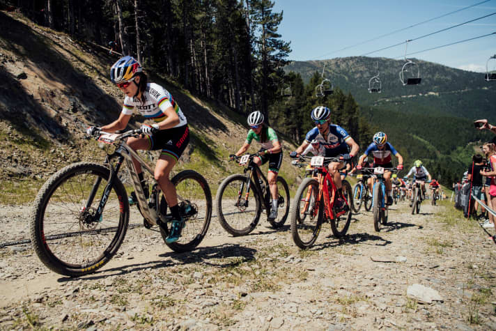   Participants at UCI XCO World Cup in Vallnord, Andorra 2019