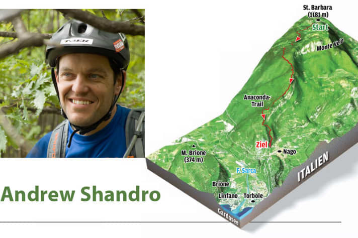   Andrew Shandros Lago-Lieblingstrail – der Anaconda-Trail – ist mittlerweile per Gesetz verboten!