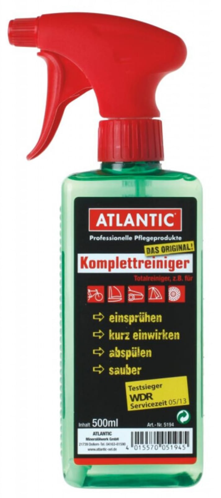  Der Komplettreiniger von Atlantic im Test.
