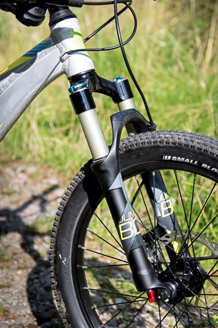   Kinderbike Supurb B020 hat eine eigens entwickelte Federgabel.