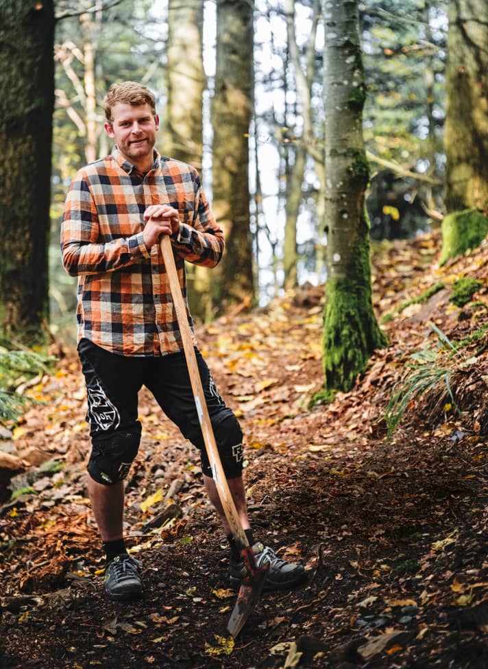   Kris McMechan - Der Trailbauer aus Kanada war auch schon 2015 beim Canadian Trail und 2016 beim Badisch Moon Rising mit dabei.