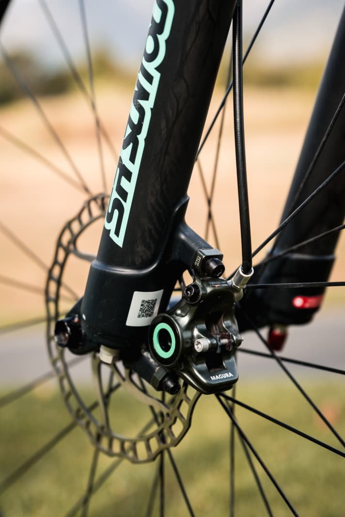   Magura MT8-Stopper mit individeller Celeste-Optik.