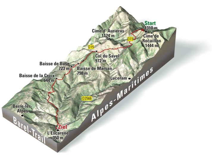   Der zweifache Downhill-Weltmeister (2004 / 2005) Fabien Barel wurde in Nizza geboren und fährt fürs Canyon Enduro Team. Hier sein Supertrail in seiner Heimat.