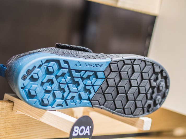   Die neue Sohle wurde mit SUP Traction entwickelt und soll perfekten Grip auf dem Pedal und im Gelände bieten.