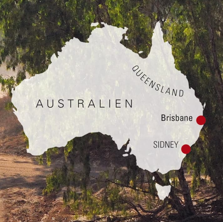 Die Crocodile Trophy findet Queensland statt (Umgebung von Cairns)