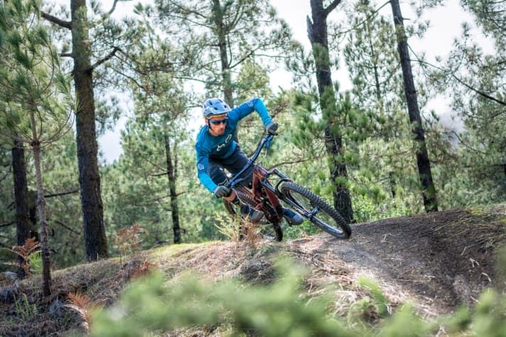   Bike-Tester Laurin Lehner freute sich über das neue Propain Tyee: "Endlich mal wieder ein waschechtes Enduro und keine reine Race-Feile."