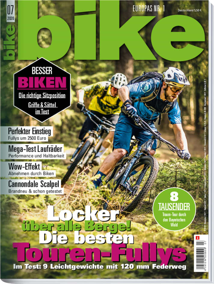   Du bist heiß auf Mountainbiken? Raus und los!   Bestelle die aktuelle <a href="https://www.delius-klasing.de/bike" target="_blank" rel="noopener noreferrer">BIKE versandkostenfrei nach Hause</a> , oder lese die Digital-Ausgabe für 4,49 € in der BIKE App auf dem <a href="https://apps.apple.com/de/app/bike-das-mountainbike-magazin/id447024106" target="_blank" rel="noopener noreferrer nofollow">iOS-Gerät</a>  oder <a href="https://play.google.com/store/apps/details?id=com.pressmatrix.bikeapp" target="_blank" rel="noopener noreferrer nofollow">Android-Tablet</a> .