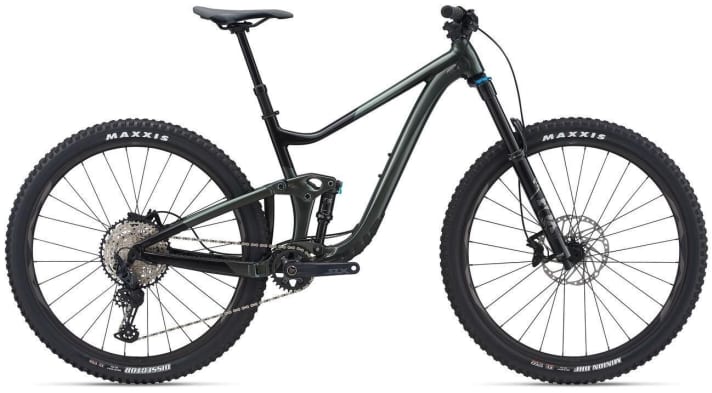   Das Trance X 2  für 3000 Euro mit Fox 36 Rhythm-Gabel und Shimano SLX-Gruppe.