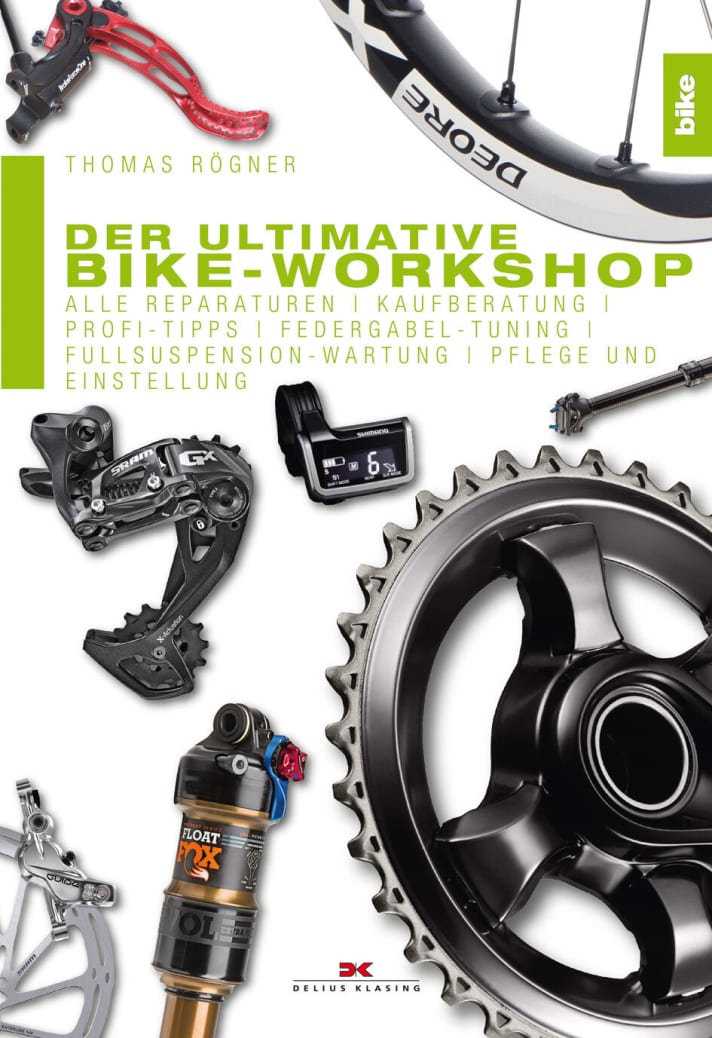 Tipp 1: "Der ultimative Bike-Workshop" stellt in seiner Gesamtheit einen wichtigen Ratgeber und die optimale Hilfe für alle technischen Fragen rund ums Mountainbike dar. ISBN: 978-3-667-11447-1 | <a href="https://www.delius-klasing.de/der-ultimative-bike-workshop-1144" target="_blank" rel="noopener noreferrer">https://www.delius-klasing.de/der-ultimative-bike-workshop-1144</a> 7