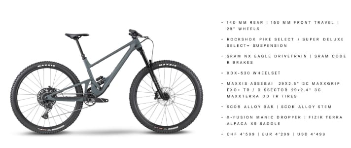   Mit NX-Komponenten von Sram kostet das Scor 4060 ST 4299 Euro. 