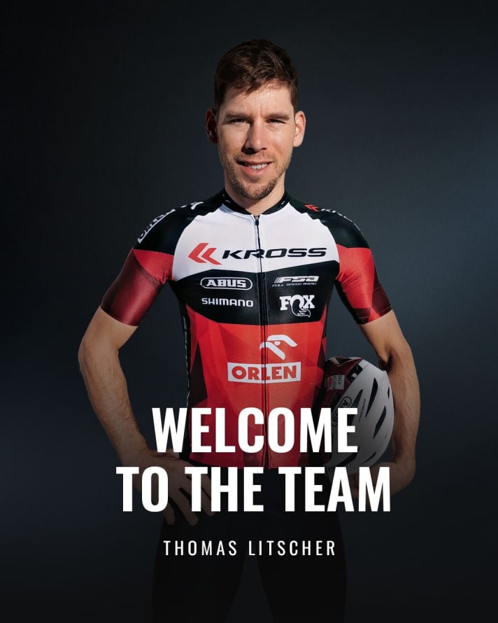   Der schweizer Top-Fahrer Thomas Litscher wechselt 2022 von KMC Orbea zum Kross Orlen Cycling Team.